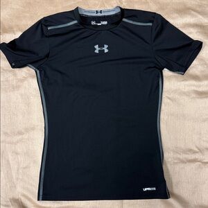 Under Armour Black and Gray Athletic Tee